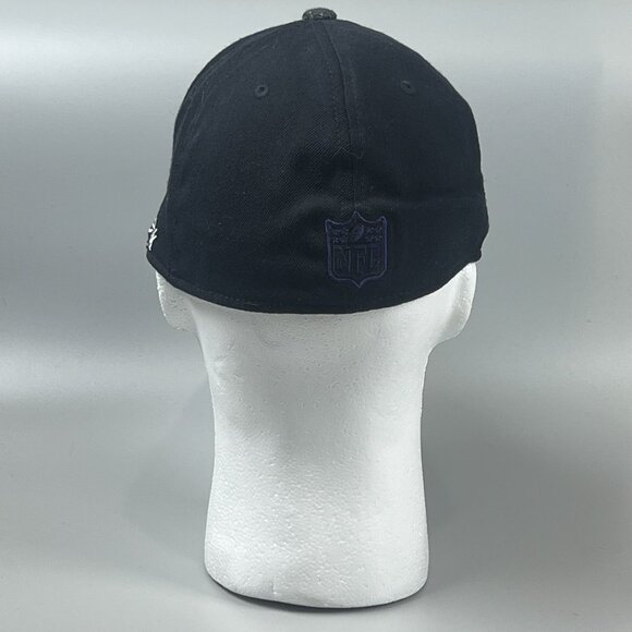 Reebok NFL Baltimore Ravens Embroidered Logo Black Adjustable Cap Hat - Picture 4 of 8